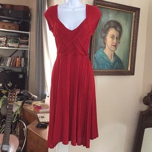 Red Deletta Dress